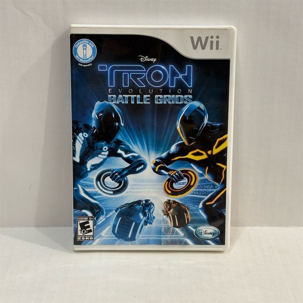 Disney TRON: Evolution Battle Grids Nintendo Wii 2010 Complete w/ Manual